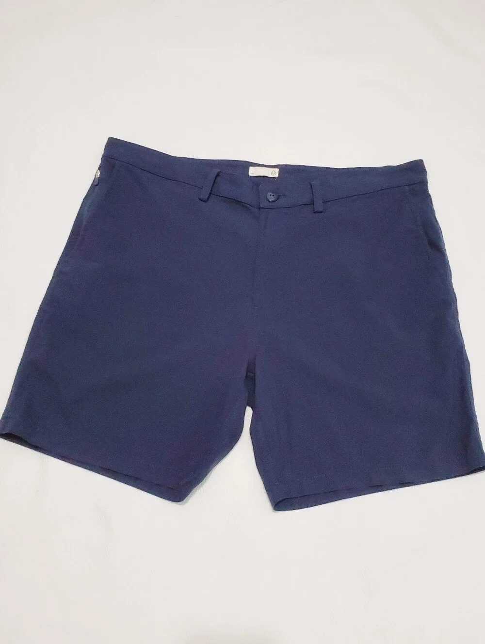 Tasc Mens Tailored Shorts Navy Blue 38 Waist
